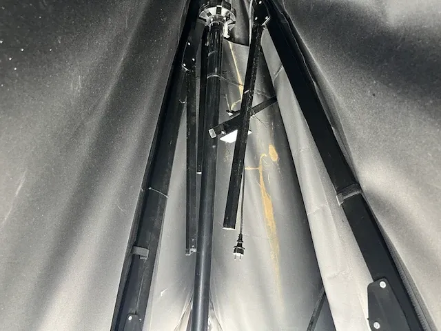 Terrasparasol coca cola met verlichting - afbeelding 2 van  4