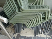 Terrasstoelen 2 soorten - 16 stuks - afbeelding 4 van  4