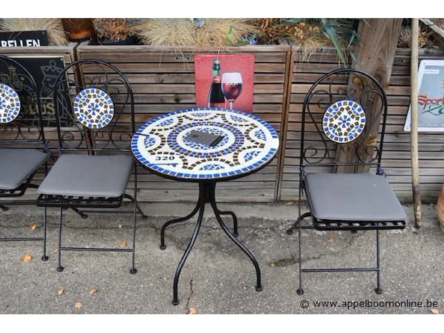 Terrastafeltje plus 2 stoelen - afbeelding 1 van  1