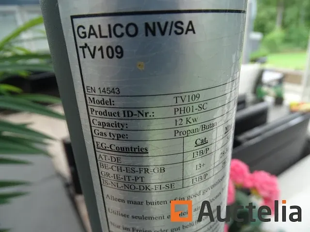 Terrasverwarmer galico televisies 109 - afbeelding 4 van  9
