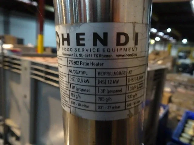 Terrasverwarmer hendi - afbeelding 3 van  3