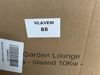 Terrasverwarmer, staand; 10 kw - afbeelding 1 van  2