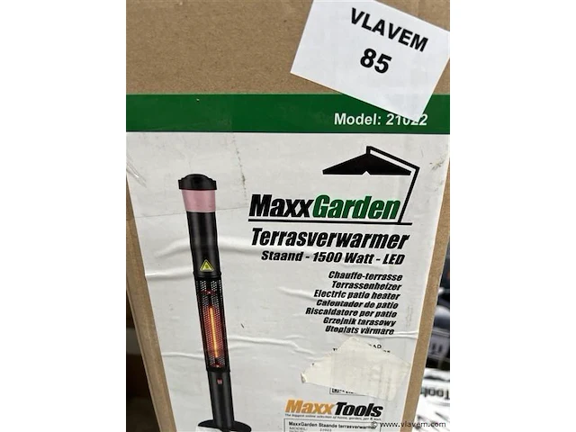 Terrasverwarmer, staand, 1.500 w - afbeelding 1 van  2
