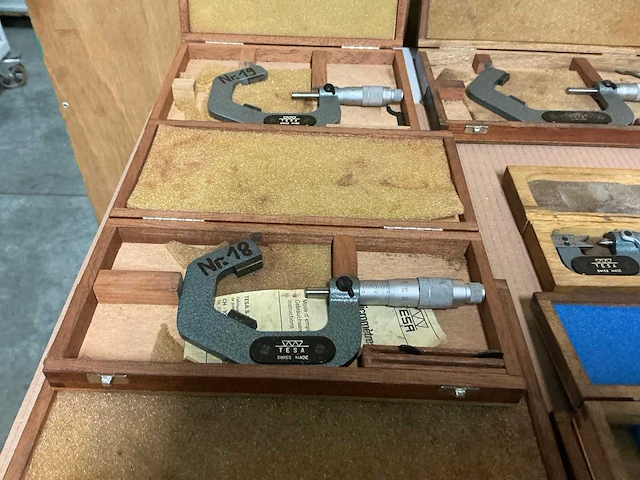 Tesa en mahr assortiment schroefdraad micrometers - afbeelding 5 van  11
