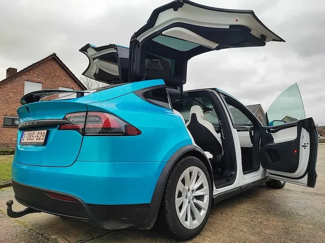 Tesla model x 100d - free superchargen - 2017 - afbeelding 37 van  39