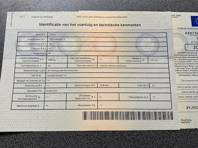 Tesla model x - afbeelding 38 van  42