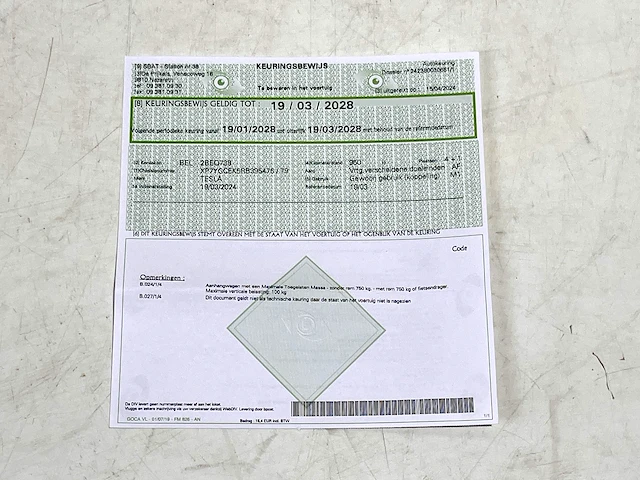 Tesla y - xp7ygcek5rb395476 - 2024 - afbeelding 21 van  22