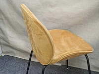 Tess lightbrown fabrics - dining chair (4x) - afbeelding 7 van  7
