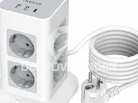 Tessan meervoudige stekkerdoos met overspanningsbeveiliging 3600w - afbeelding 1 van  2