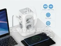 Tessan meervoudige stekkerdoos met overspanningsbeveiliging 3600w - afbeelding 2 van  2