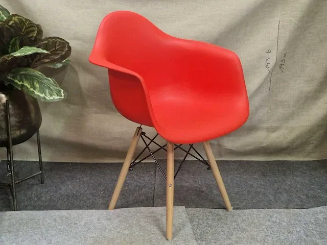 Texas red pp - dining chair (4x) - afbeelding 1 van  5