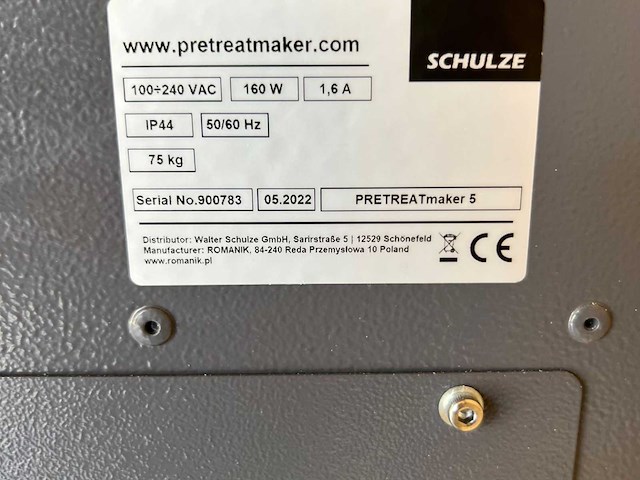 Textieldrukmachine pre treatmachine - afbeelding 10 van  10