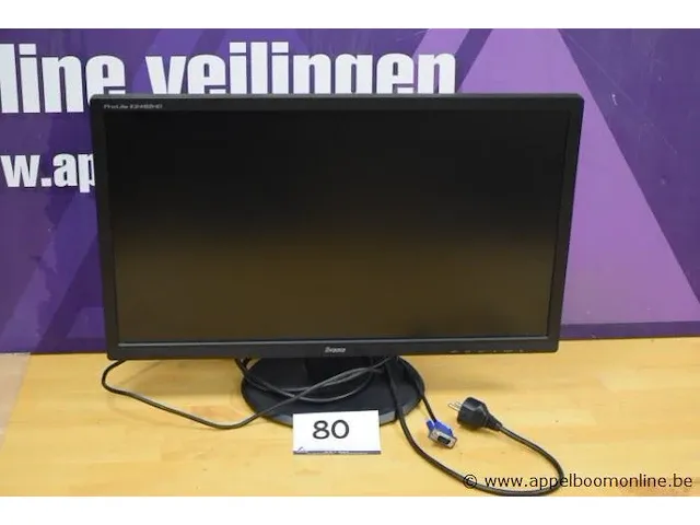 Tft scherm iiyama, prolite e2482hd, werking niet gekend - afbeelding 1 van  2