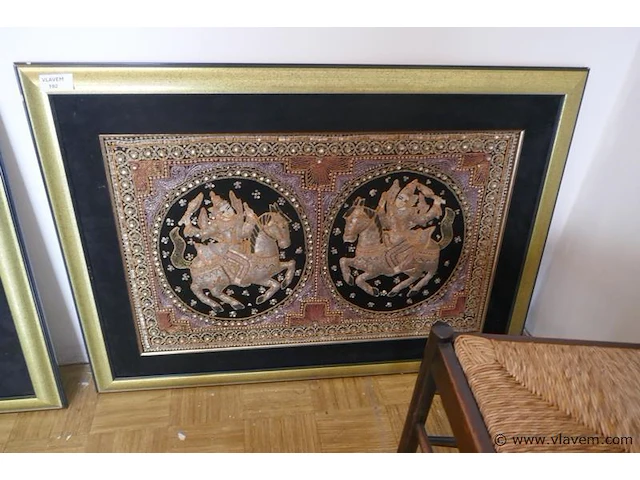 Thais doek in kader - afbeelding 1 van  1