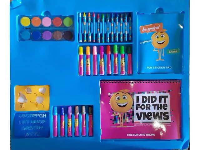 The emoji movie teken en kleur set - afbeelding 8 van  9