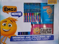 The emoji movie teken en kleur set