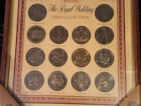 The royal wedding coin collection
