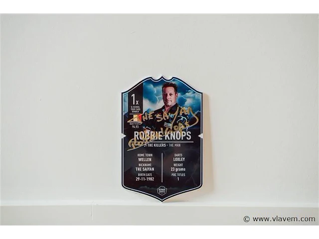 The saiyan ultimate card. robbie knops - afbeelding 1 van  2