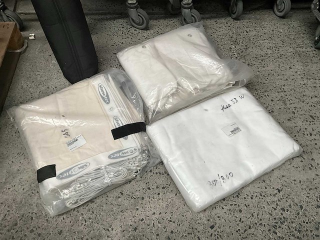 Theaterdoeken (3x) + projectiescherm - afbeelding 1 van  8