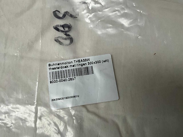 Theaterdoeken (3x) + projectiescherm - afbeelding 4 van  8
