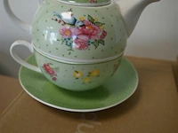 Theepot sets nieuw porcelein - afbeelding 2 van  3