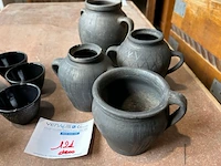 Theeset en 4 vaasjes - afbeelding 6 van  7