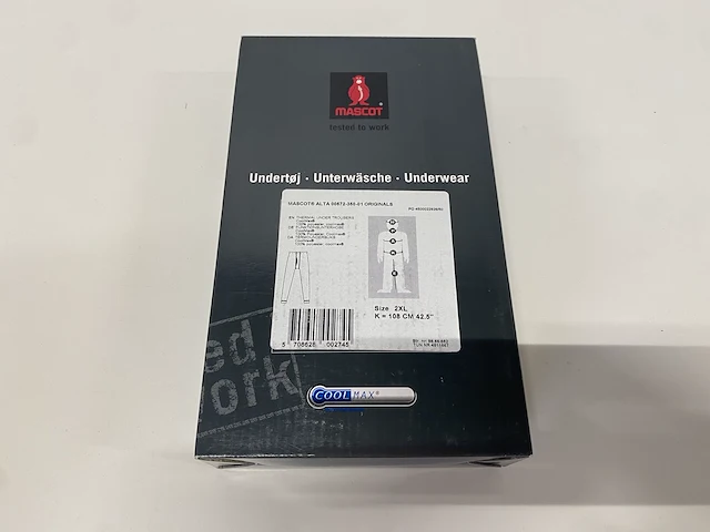 Thermal onderbroek coolmax "mascot" 2xl - 18st - afbeelding 1 van  4
