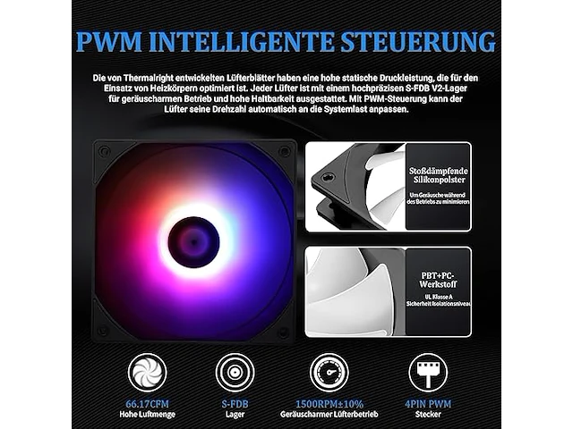 Thermalright aqua elite 240 v3 vloeibare cpu-koeler - afbeelding 4 van  4