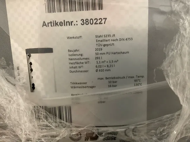 Thermic energy tws-2w300 zonneboiler - afbeelding 5 van  5