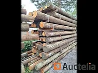 Thermisch behandelde sparrenhouten palen - afbeelding 4 van  6