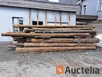 Thermisch behandelde sparrenhouten palen - afbeelding 1 van  4