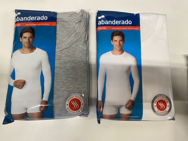 Thermisch ondergoed "abanderado" t-shirt / broek - 15st - afbeelding 2 van  6