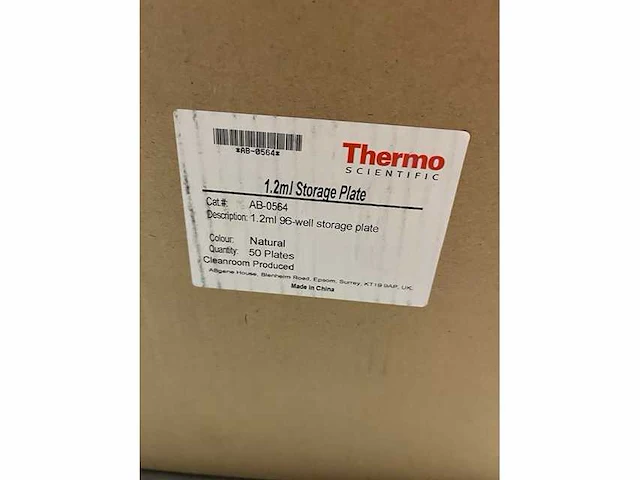 Thermo scientific - 96 well storage plate - verbruiksartikel - afbeelding 1 van  3