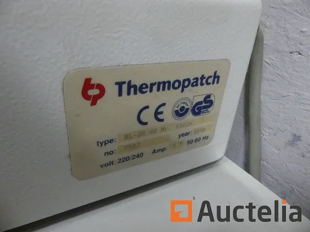 Thermopatch nl-2r patch textieldrukmachine - afbeelding 7 van  13