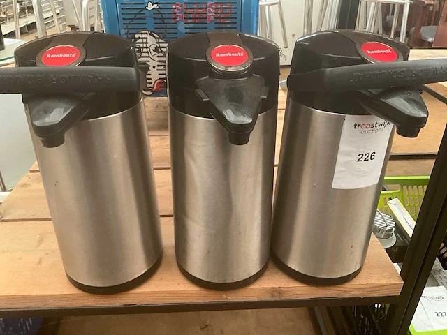 Thermoskannen rombouts (3x) - afbeelding 1 van  1