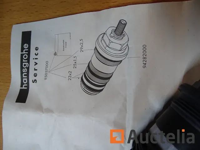 Thermostatische cartridge hansgrohe 94282000 - afbeelding 2 van  2