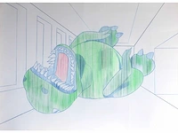 Thom merrick (us, 1963) - origineel, groot - afbeelding 1 van  7