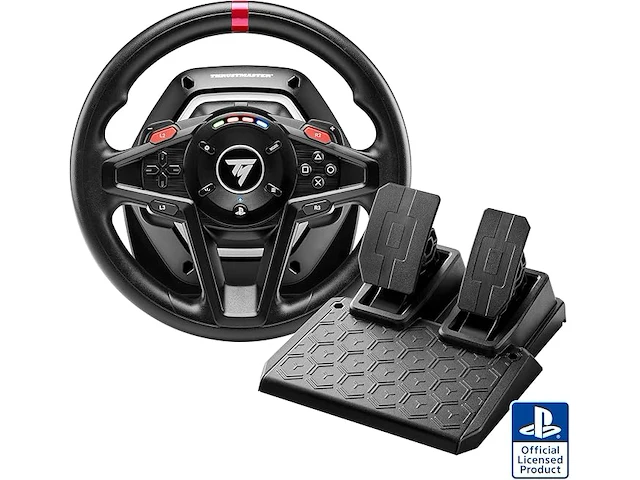 Thrustmaster t128 racestuur en pedaalset - afbeelding 1 van  5