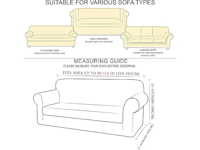 Tianshu fluwelen zachte en dikke sofa hoes - afbeelding 4 van  5