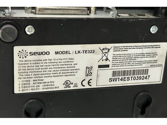 Ticketprinter sekuriet - afbeelding 5 van  5