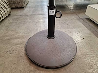 Tierra outdoor parasolvoet cement base 35kg verstelbaar