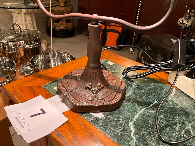 Tiffany bureaulamp - afbeelding 4 van  4
