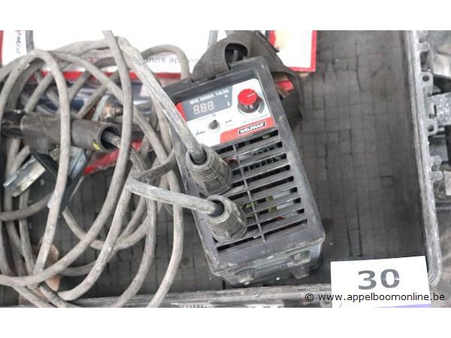 Tig lasapparaat weldkar wk mma 1630, vv toebehoren, werking niet gekend - afbeelding 1 van  4
