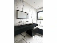 Tile marble black & white glossy 30x60cm rectified, 43.2m2 - afbeelding 4 van  5