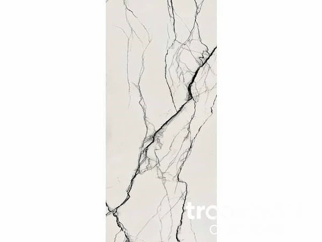 Tile marble black & white glossy 30x60cm rectified, 43.2m2 - afbeelding 5 van  5