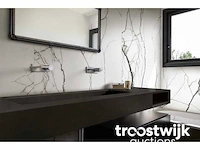 Tile marble black & white glossy 30x60cm rectified, 86.4m2 - afbeelding 1 van  5