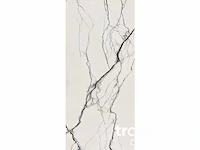 Tile marble black & white glossy 60x60cm rectified, 76.68m2 - afbeelding 5 van  5
