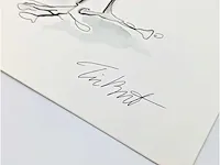 Tim burton (1958), toegeschreven aan, inkttekening - afbeelding 3 van  3