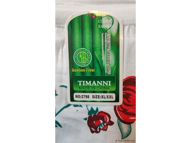 Timanni dames slips bamboe l-xxl 36 stuks - afbeelding 6 van  7
