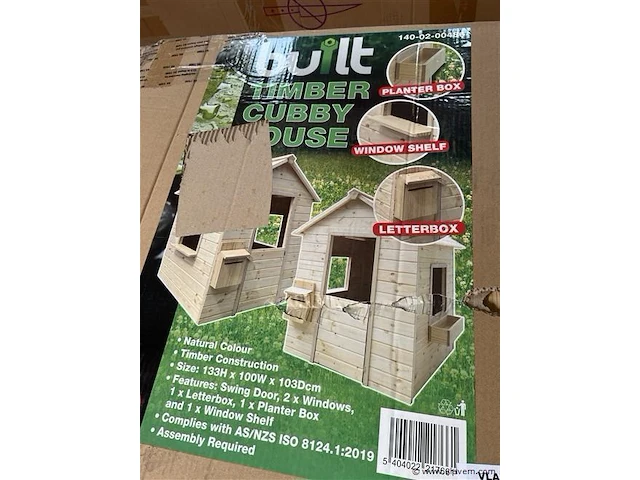 Timber cubby house - afbeelding 2 van  4